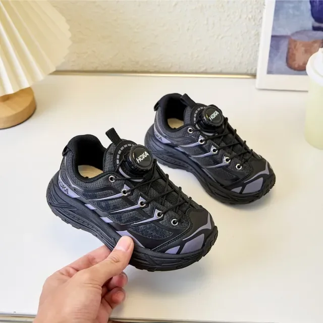 Hoka Noir Gris BOA Dial Closure Midsole Sculpté Voluminoso Sneakers Lifestyle 4