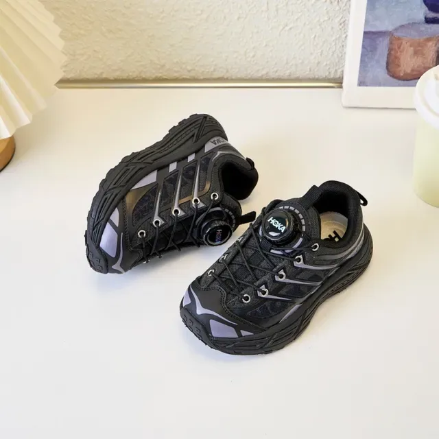 Hoka Noir Gris BOA Dial Closure Midsole Sculpté Voluminoso Sneakers Lifestyle 7