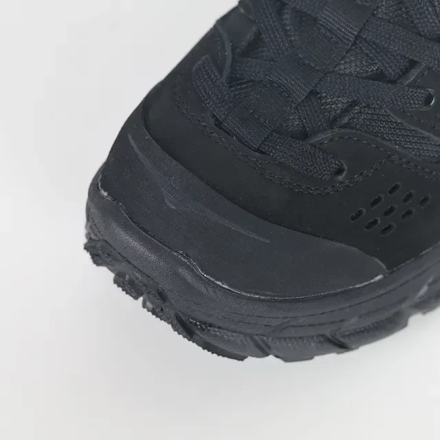 Hoka Negro Naranja Perforado Ante-Malla Superior Vibram Megagrip Suela Lifestyle Sneakers 5