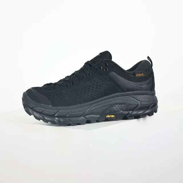 Hoka Negro Naranja Perforado Ante-Malla Superior Vibram Megagrip Suela Lifestyle Sneakers 9