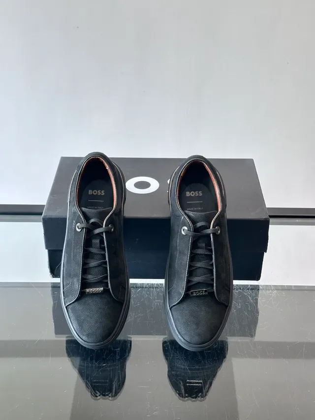 Hugo Boss Black Textured Upper Lifestyle Sneakers 4
