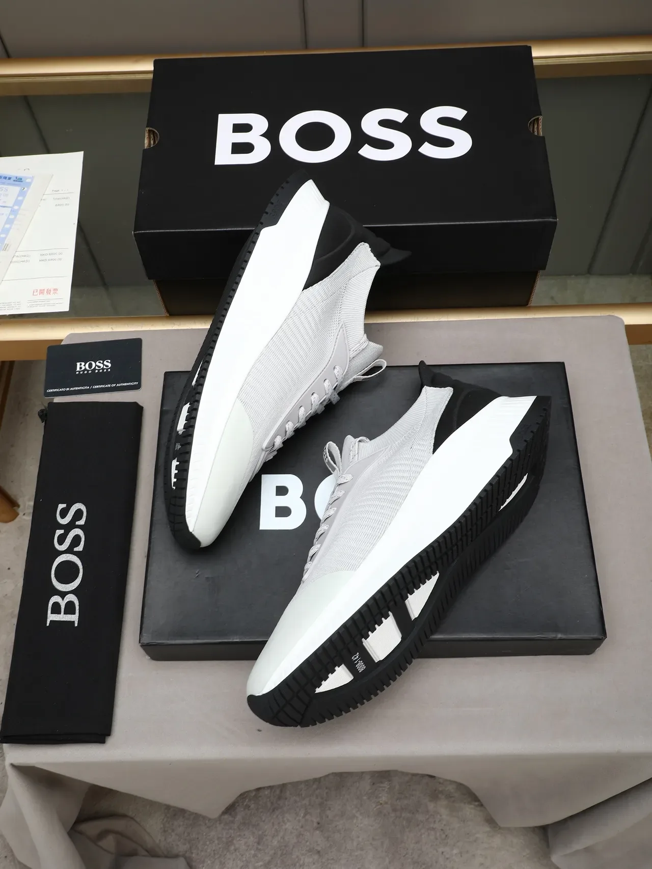 Hugo Boss Knit Upper Lifestyle Sneaker 3