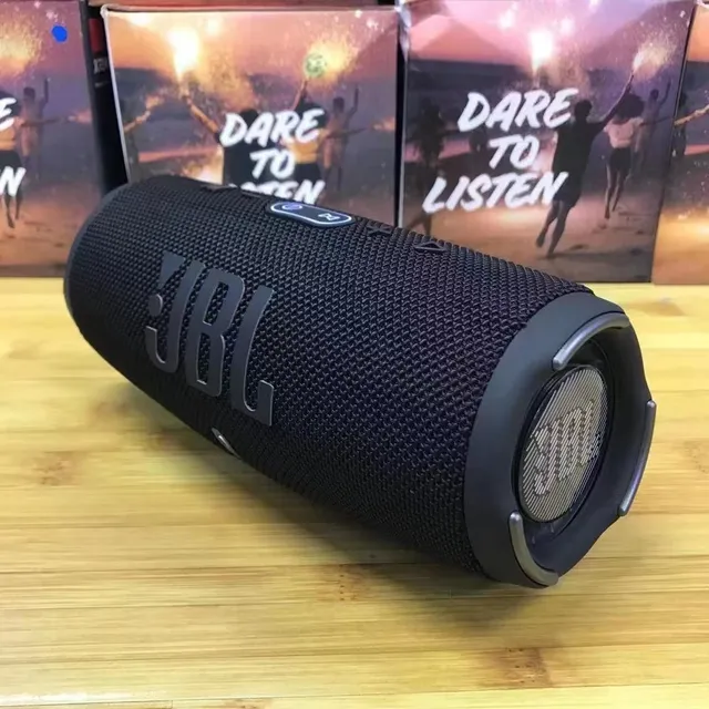 JBL Charge Red Multicolor Cylindrical Fabric-Grille Portable Speaker 6