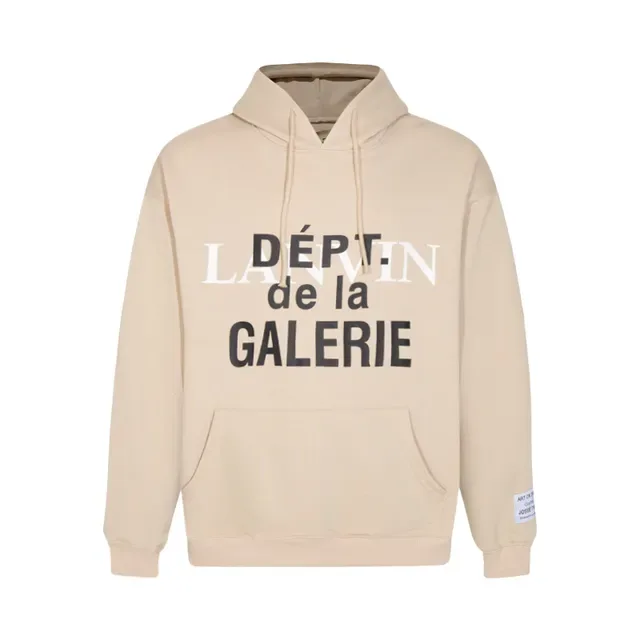 Lanvin x Gallery Dept Dépt. de la Galerie Beige Graphic Hoodie 2