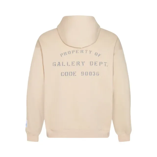 Lanvin x Gallery Dept Dépt. de la Galerie Beige Graphic Hoodie 3