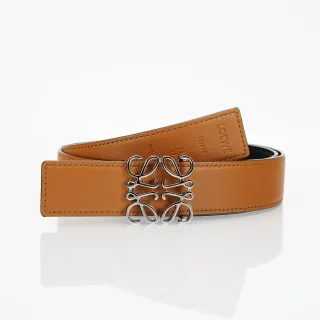 Loewe Anagram Tan حزام جلدي