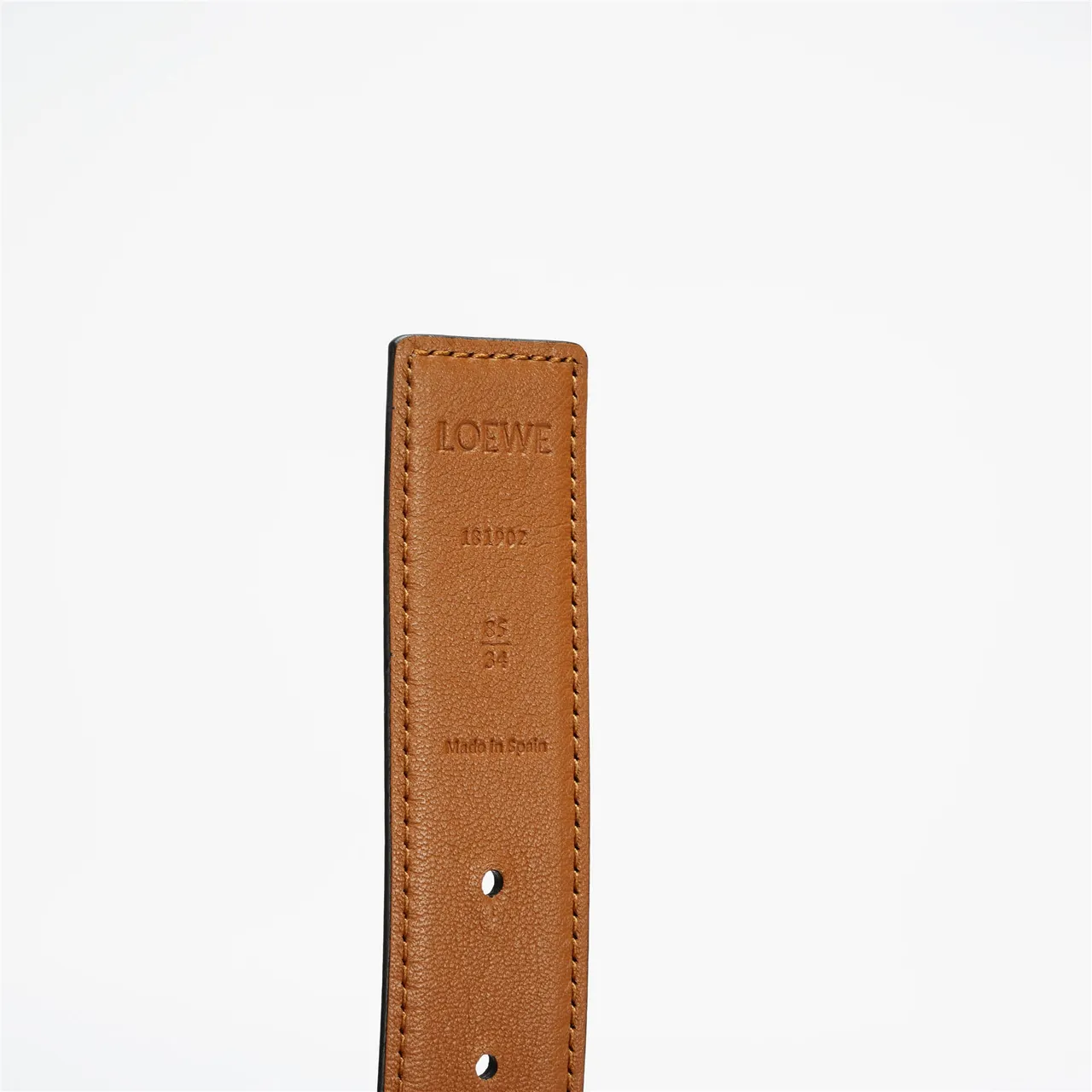 Loewe Anagram Tan Leather Belt 7
