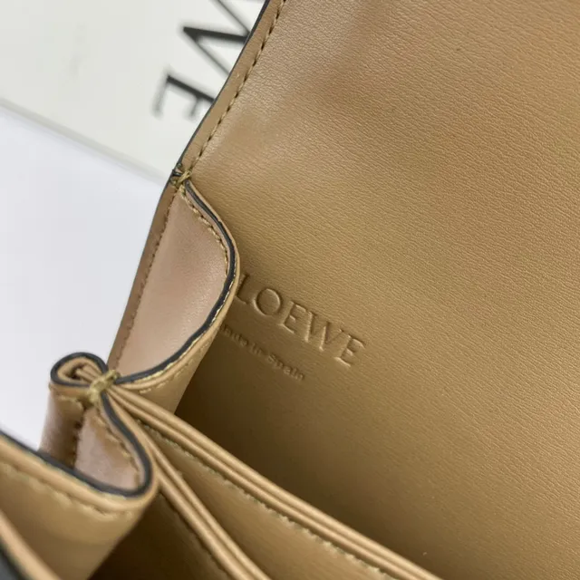 Loewe Gate Black Gold Structured Leather Hardware Handbag 2
