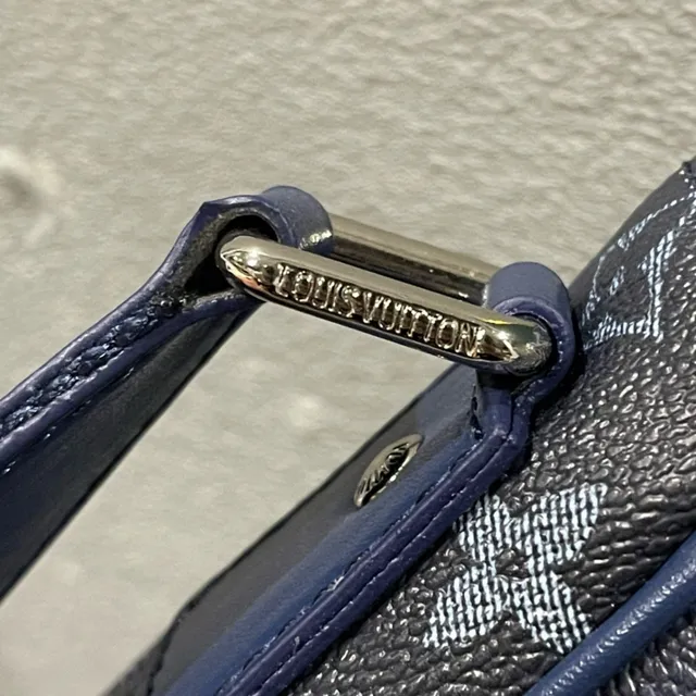 Louis Vuitton Army Green Gray Monogram-Printed Canvas Gradient Ombre Effect Crossbody Bag 4