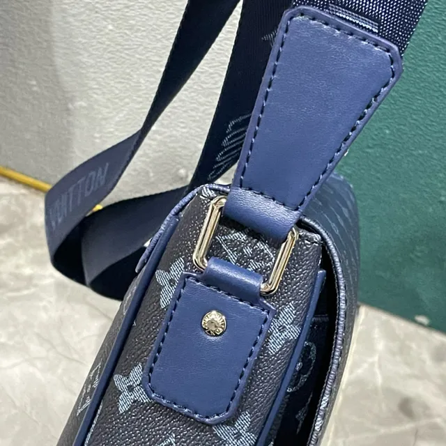 Louis Vuitton Army Green Gray Monogram-Printed Canvas Gradient Ombre Effect Crossbody Bag 6