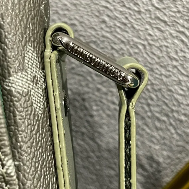 Louis Vuitton Army Green Gray Monogram-Printed Canvas Gradient Ombre Effect Crossbody Bag 13