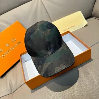 Louis Vuitton Camouflage-Print Structured Baseball Cap