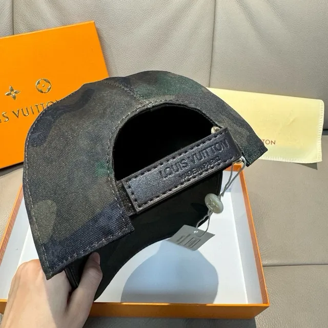 Louis Vuitton Camouflage-Print Structured Baseball Cap 4