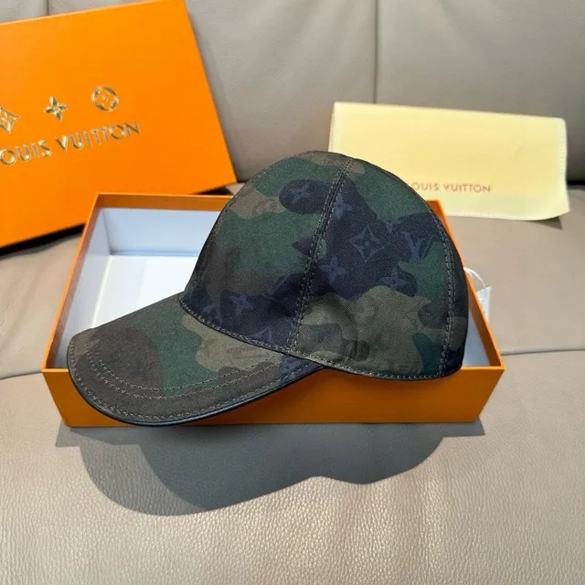 Louis Vuitton Camouflage-Print Structured Baseball Cap 8