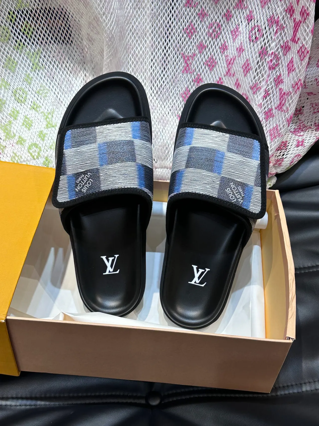 Louis Vuitton Damier Check Slide Slippers 6