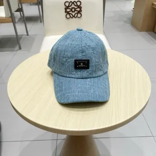 Louis Vuitton Denim-Textured Baseball Cap