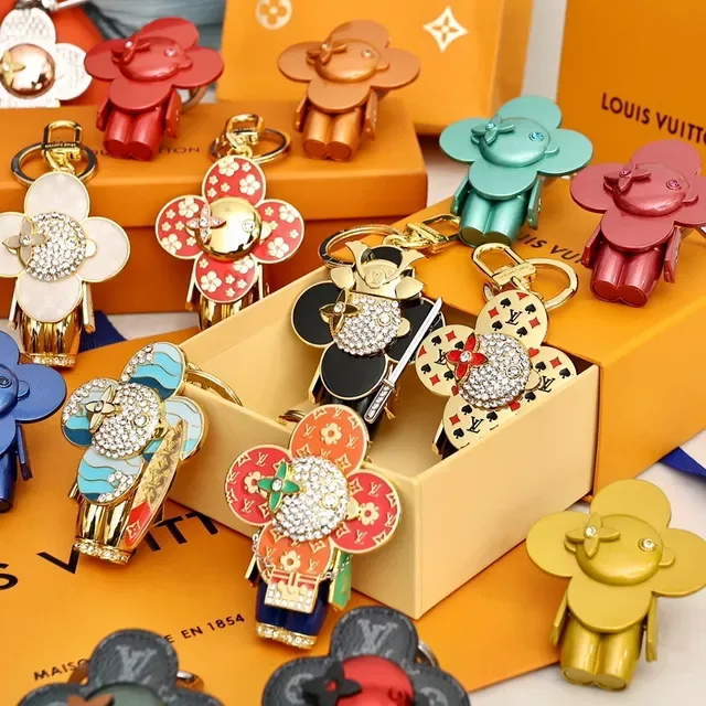 Louis Vuitton Flower Charm Keychain Collection Multicolor Jewelry 2