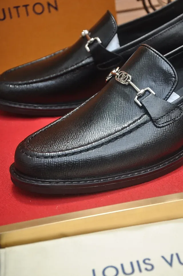 Louis Vuitton Horsebit 1955 Black Leather Loafers 2