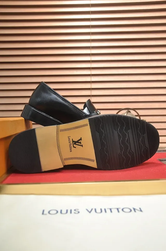 Louis Vuitton Horsebit 1955 Black Leather Loafers 3