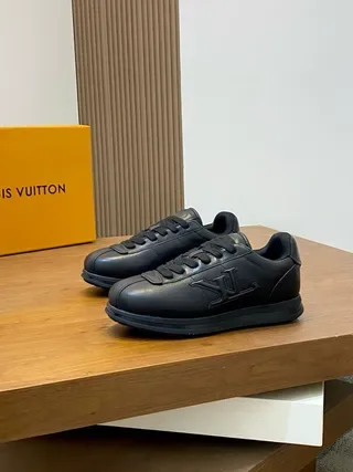 Louis Vuitton LV Trainer Full Black Lifestyle Sneakers 7