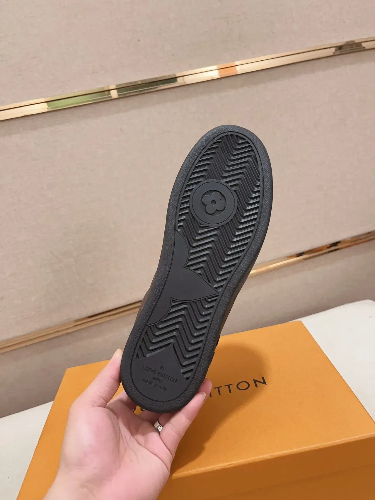 Louis Vuitton LV Trainer Gray Black Monogram-Coated Leather Low-Top Silhouette Lifestyle Sneakers 8