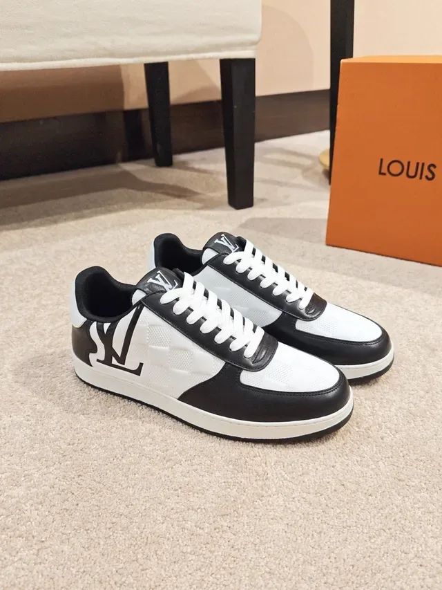 Louis Vuitton LV Trainer White and Black Lifestyle Sneakers 5