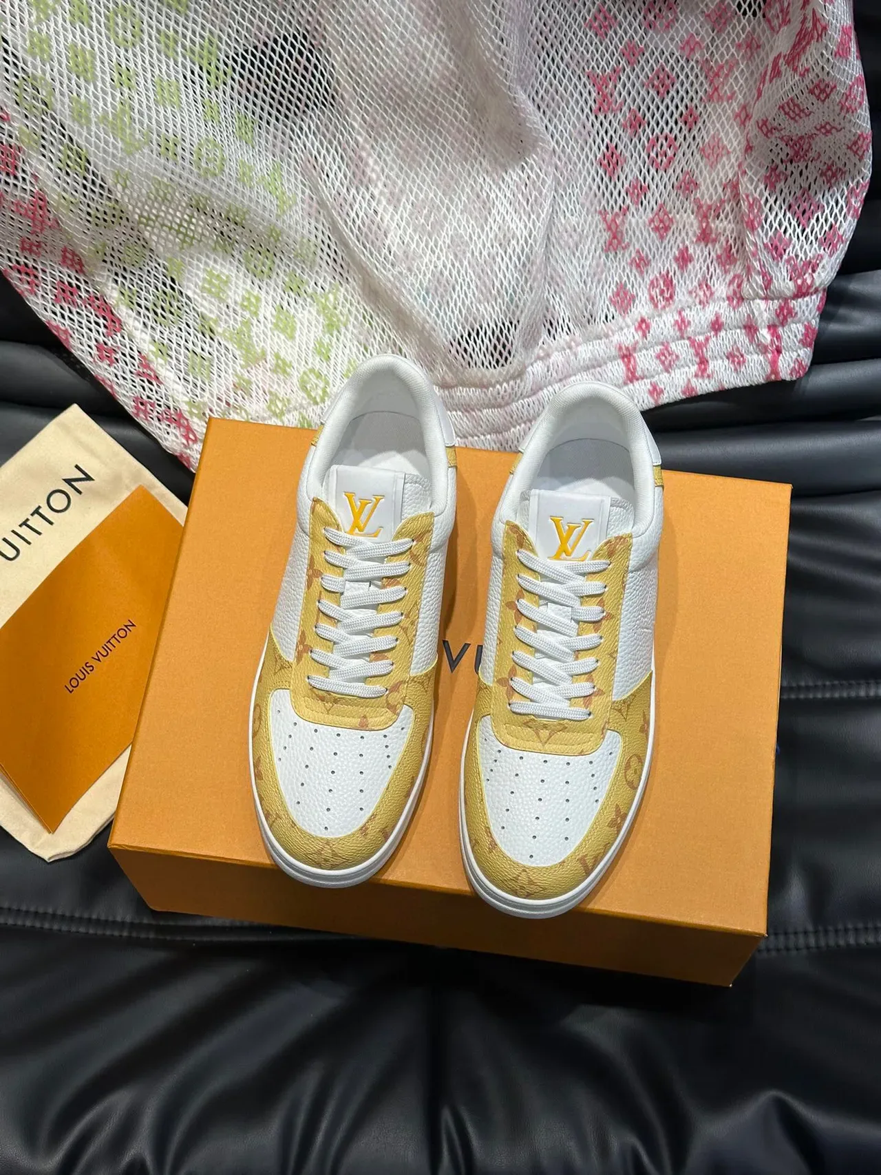 Louis Vuitton LV Trainer Amarillo Monogram Lifestyle Sneakers 2