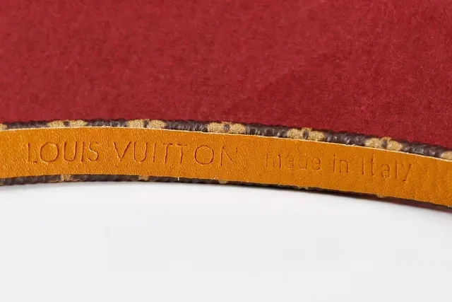 Louis Vuitton Monogram Braided Leather Heart Padlock Bracelet 3