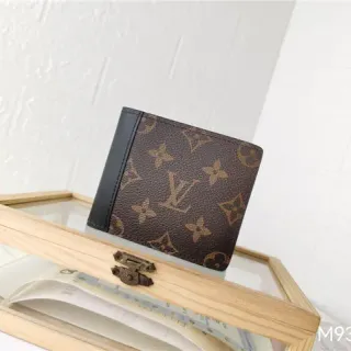 Louis Vuitton Monogram Canvas Brown and Black Short Wallet