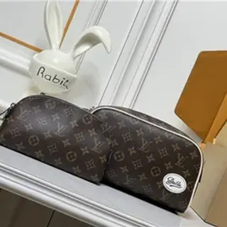 Louis Vuitton Monogram Canvas Dual Pouch Set Handbags