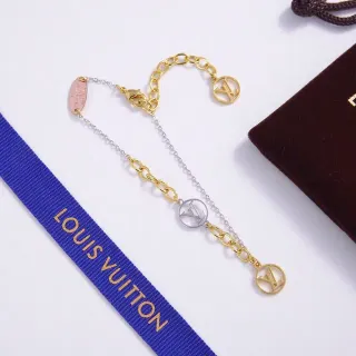 Louis Vuitton Monogram Charm Multi-Chain Two-Tone Bracelet