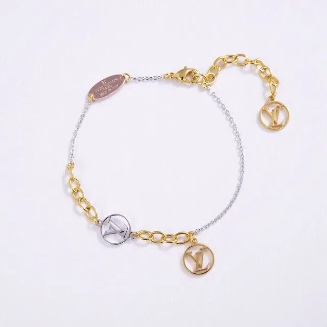 Louis Vuitton Monogram Charm Multi-Chain Two-Tone Bracelet 2