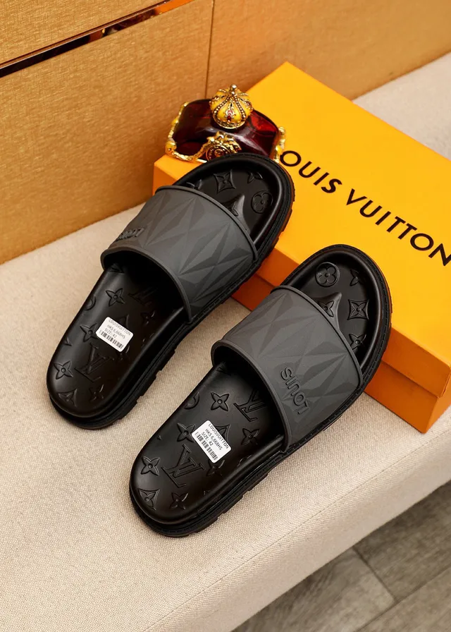 Louis Vuitton Monogram Faceted Strap Slippers 2