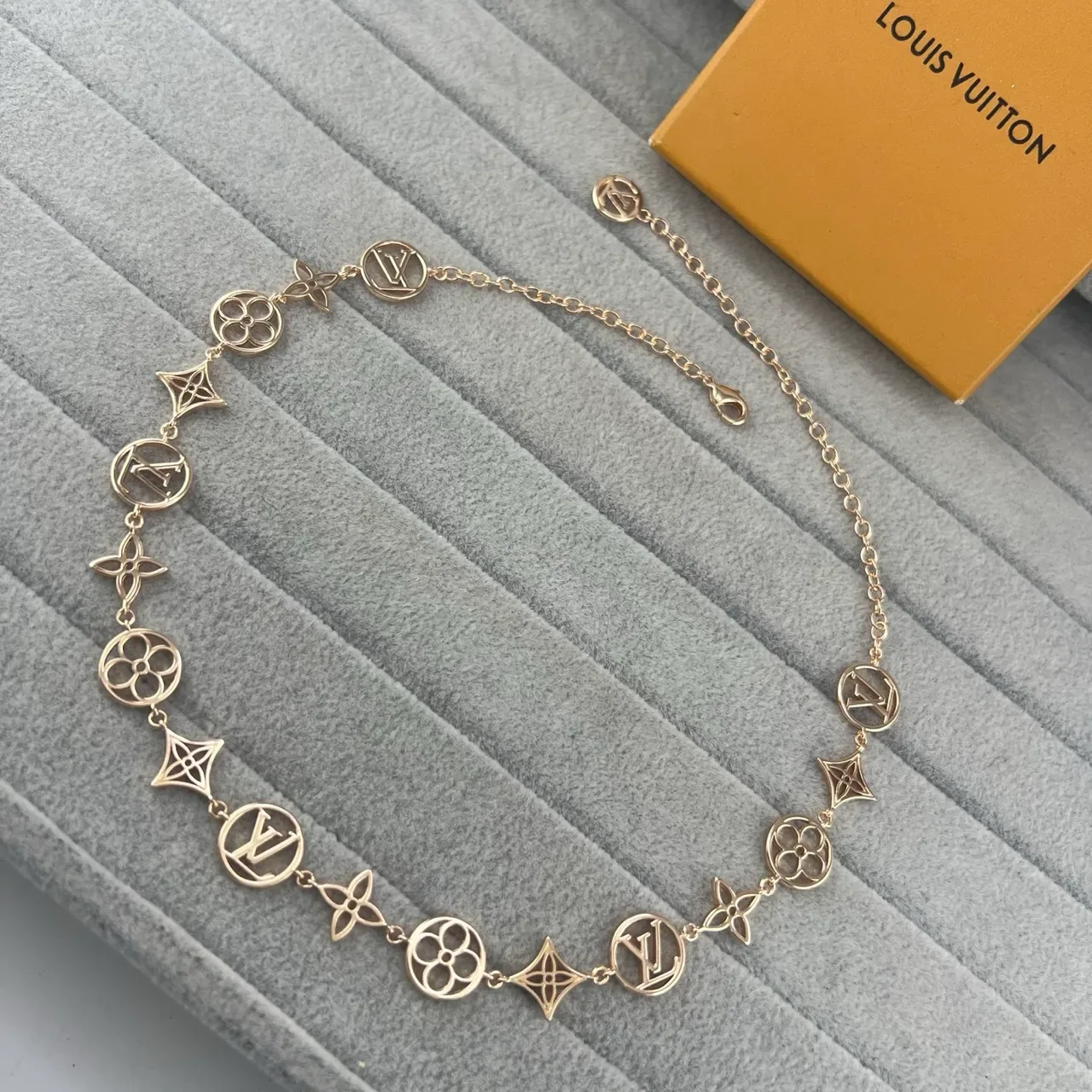 Louis Vuitton Monogram Icons Openwork Chain Bracelets 2