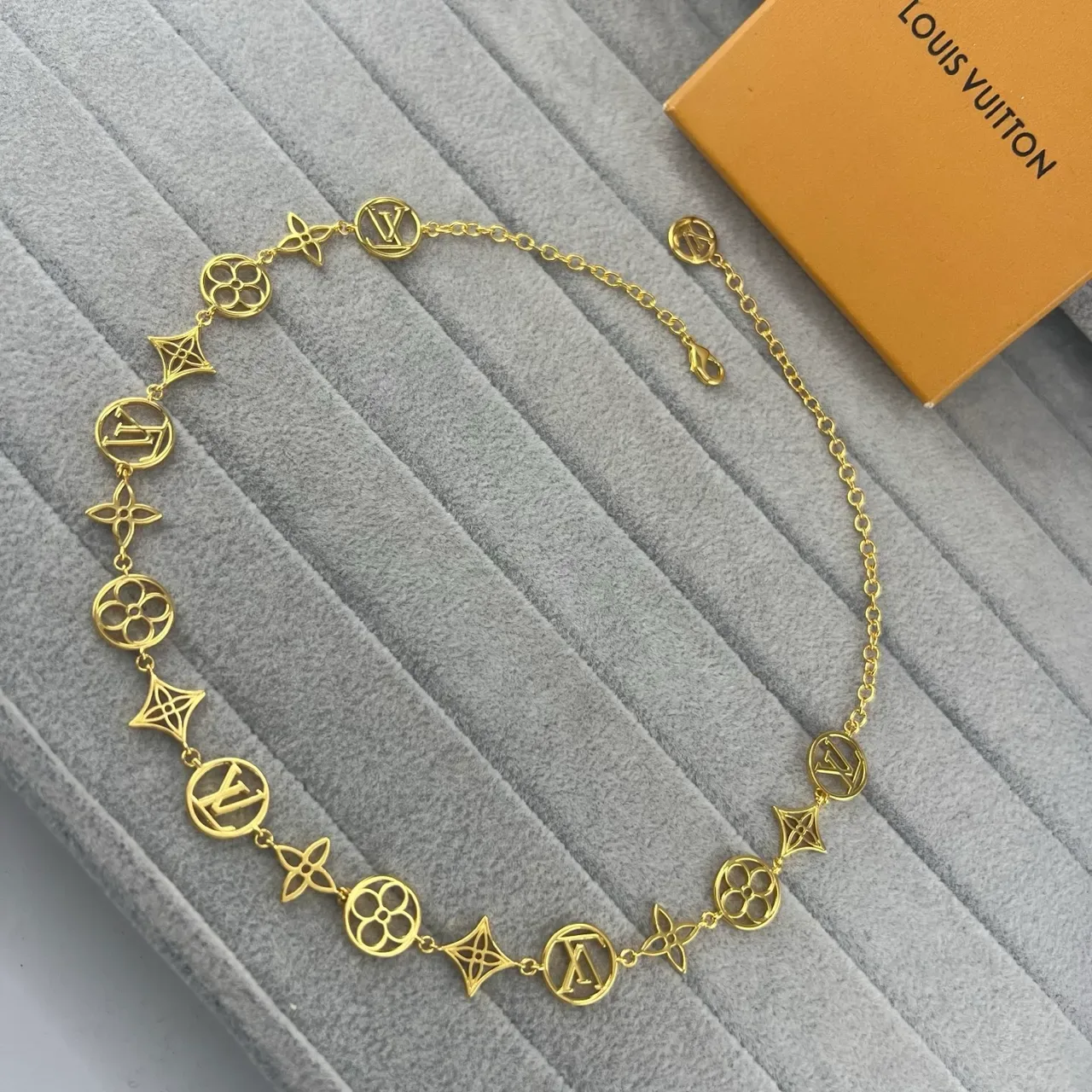 Louis Vuitton Monogram Icons Openwork Chain Bracelets 4