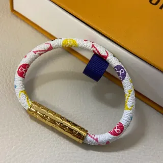 Louis Vuitton Monogram Multicolore Woven Leather Bracelet