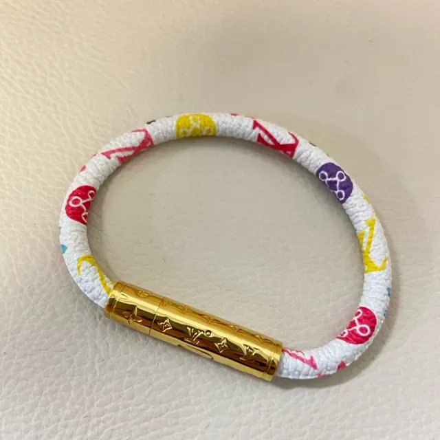 Louis Vuitton Monogram Multicolore Woven Leather Bracelet 2