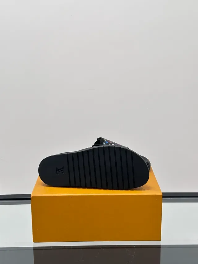 Louis Vuitton Monogram Print Slide Slippers 2