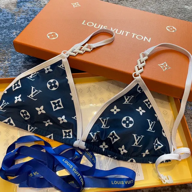 Louis Vuitton Monogram-Print Triangle Top and Low-Rise Briefs Swimwear 3