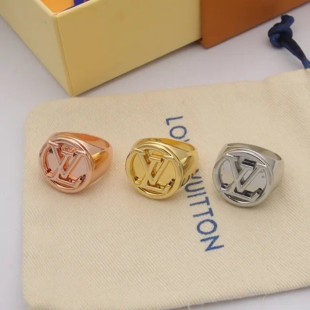 Anéis Louis Vuitton Monogram Ouro Rosa, Ouro Amarelo, Prata 7