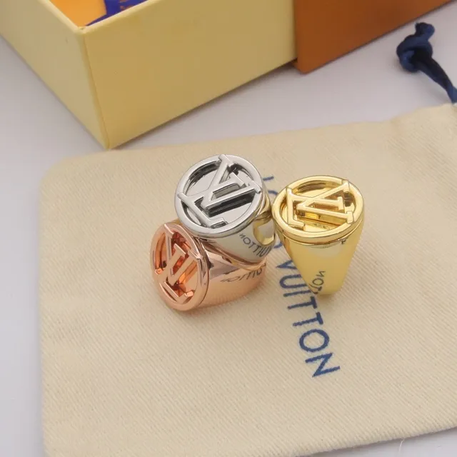Anéis Louis Vuitton Monogram Ouro Rosa, Ouro Amarelo, Prata 8