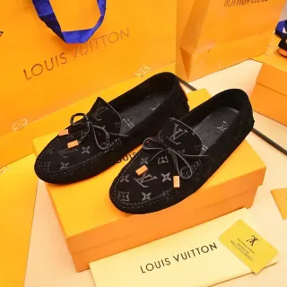Louis Vuitton Monogram सuede बाउ लूफर