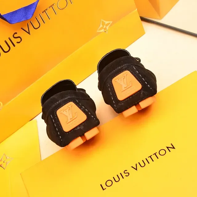 Louis Vuitton Monogram Suede Bow Loafers 2
