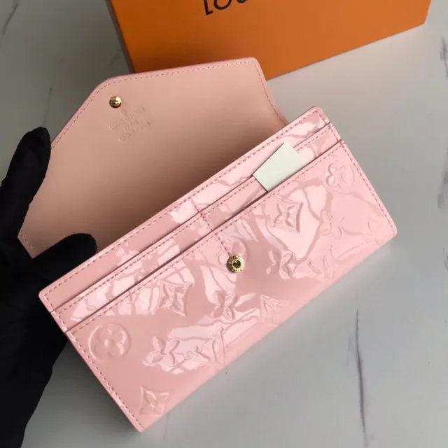 Louis Vuitton Monogram Vernis Black Long Wallet 14
