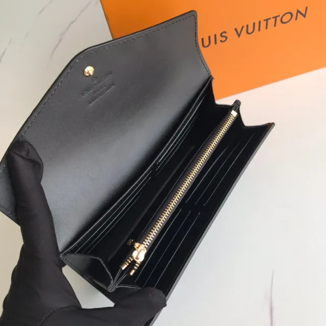 Louis Vuitton Monogram Vernis Black Long Wallet 21