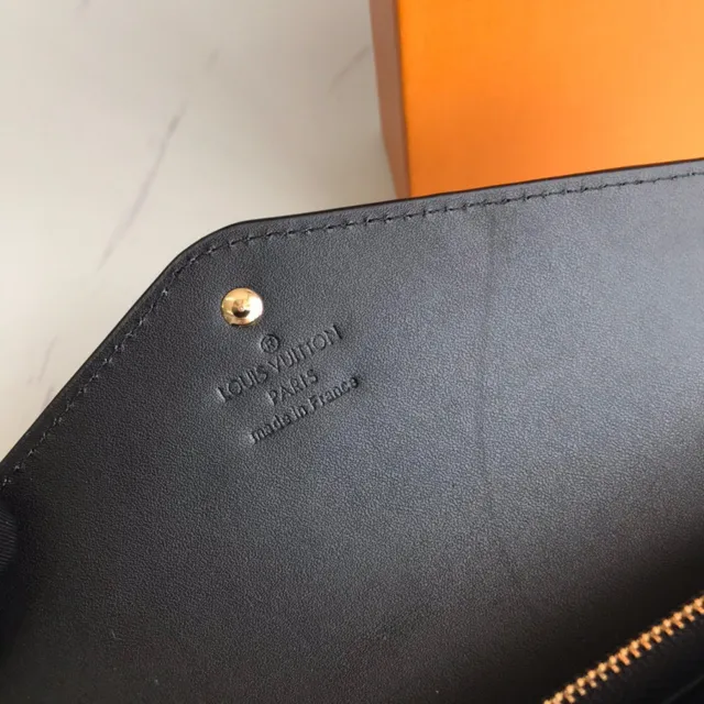 Louis Vuitton Monogram Vernis Black Long Wallet 22