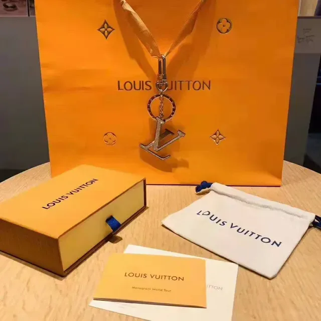 Louis Vuitton Monogram World Tour Crystal LV Keychain Bracelet 2