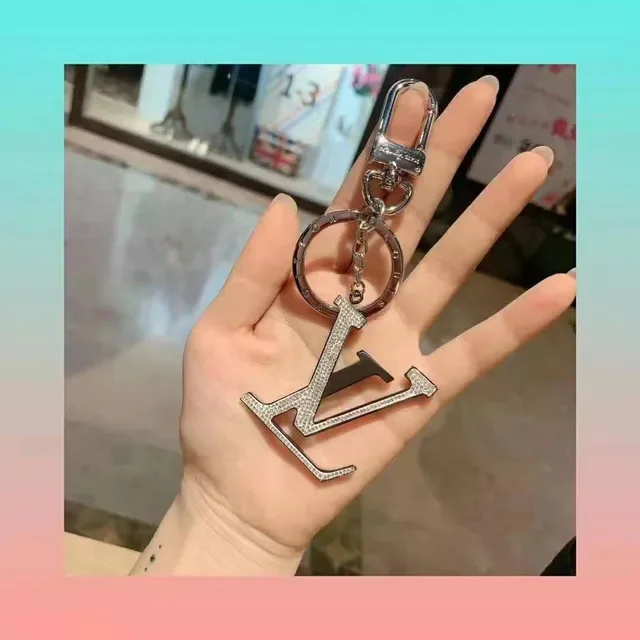 Louis Vuitton Monogram World Tour Crystal LV Keychain Bracelet 3