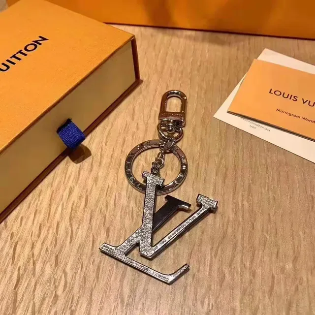 Louis Vuitton Monogram World Tour Crystal LV Keychain Bracelet 9