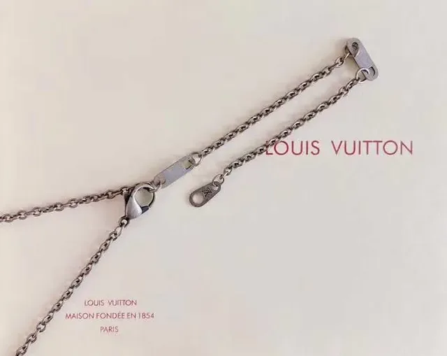 Louis Vuitton Multi-Charm Enamel Monogram Necklace 5